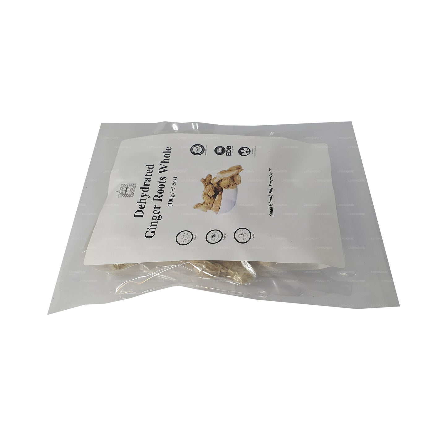 Racines de gingembre déshydratées Lakpura entières (100 g)