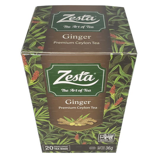 Thé de Ceylan Zesta Ginger Premium (36 g) 20 sachets