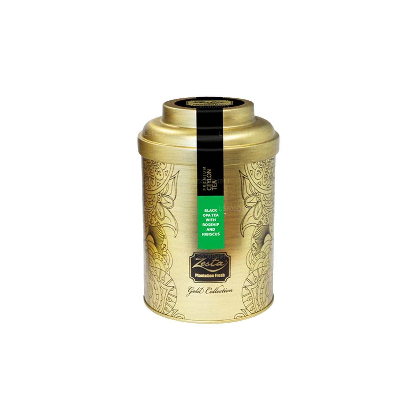 Zesta Golden Tin Collection-Rosehip Hibiscus With Black Tea (100g)