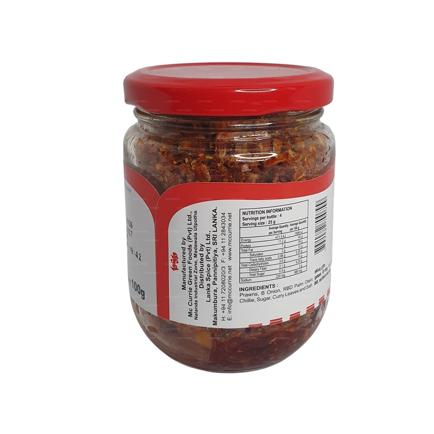 Badun aux crevettes Mc Currie (100g)