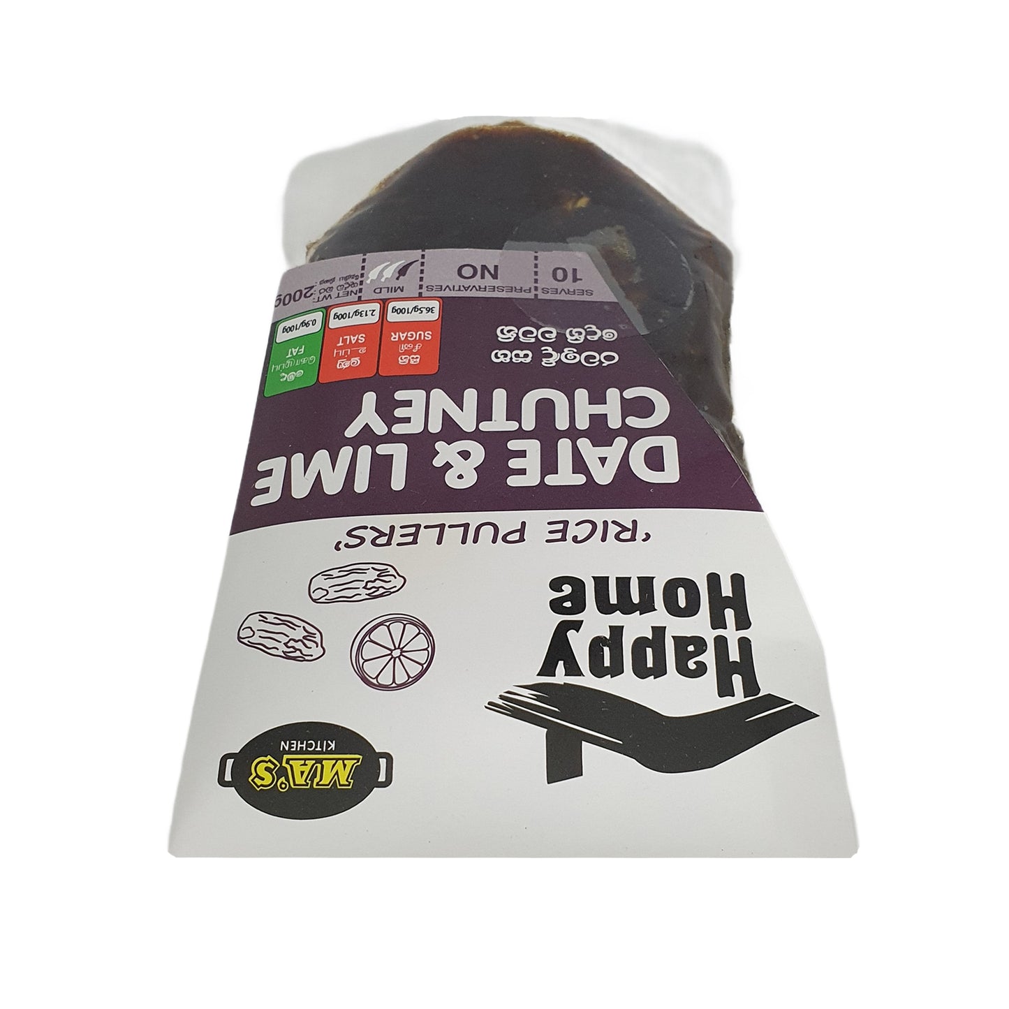 Chutney aux dattes et à la lime MA's Kitchen (200 g)