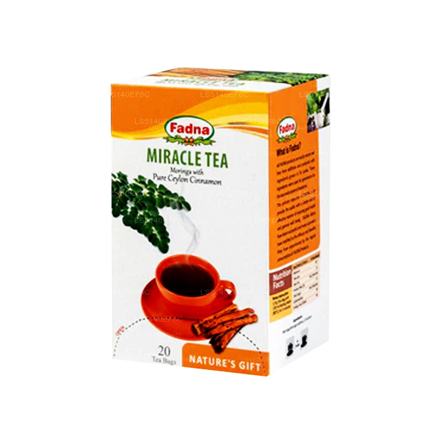 Fadna Moringa à la cannelle (40g) 20 sachets de thé