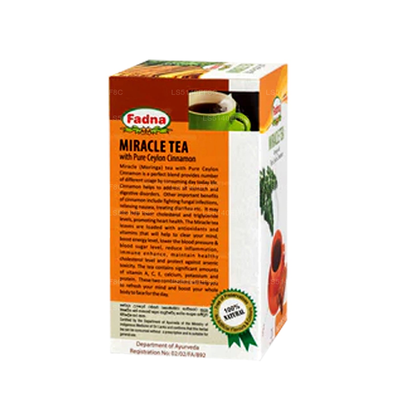 Fadna Moringa à la cannelle (40g) 20 sachets de thé