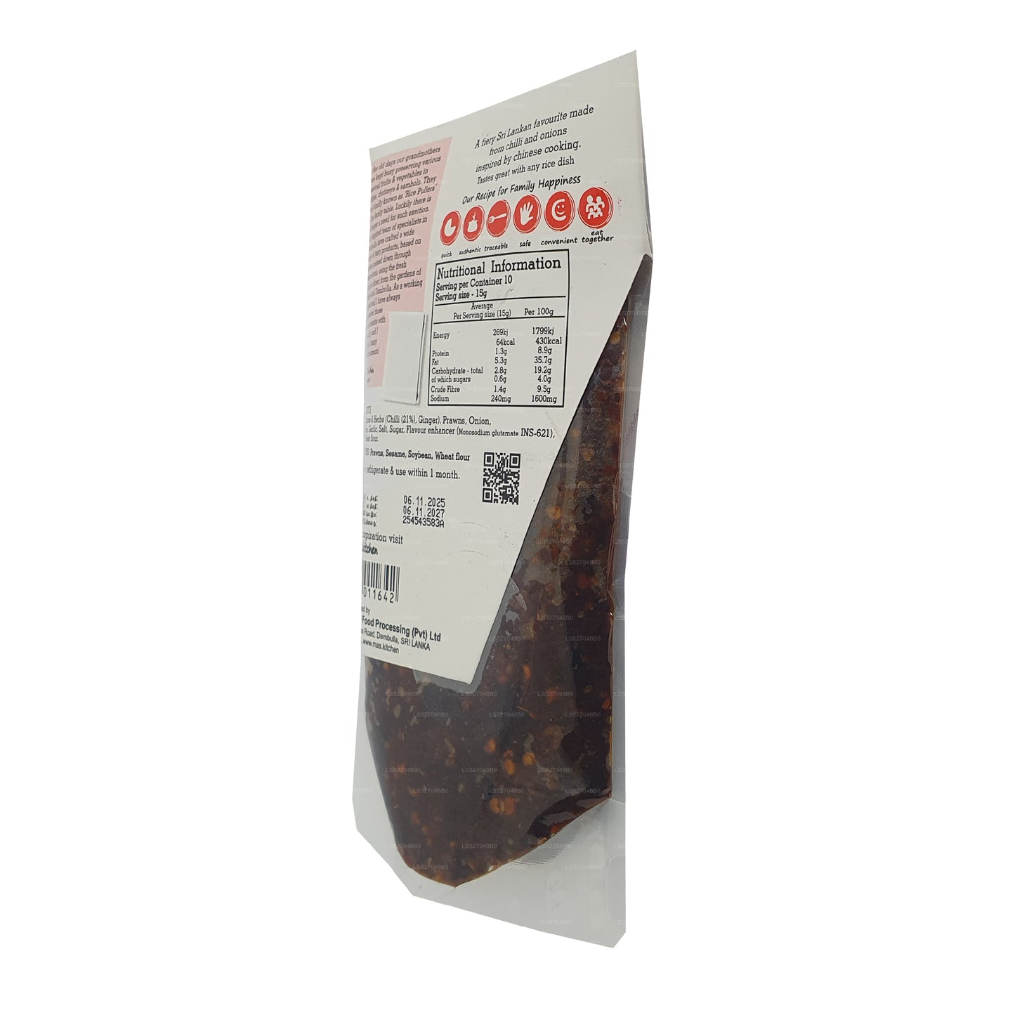 Pâte de piment chinois MA's Kitchen (150 g)