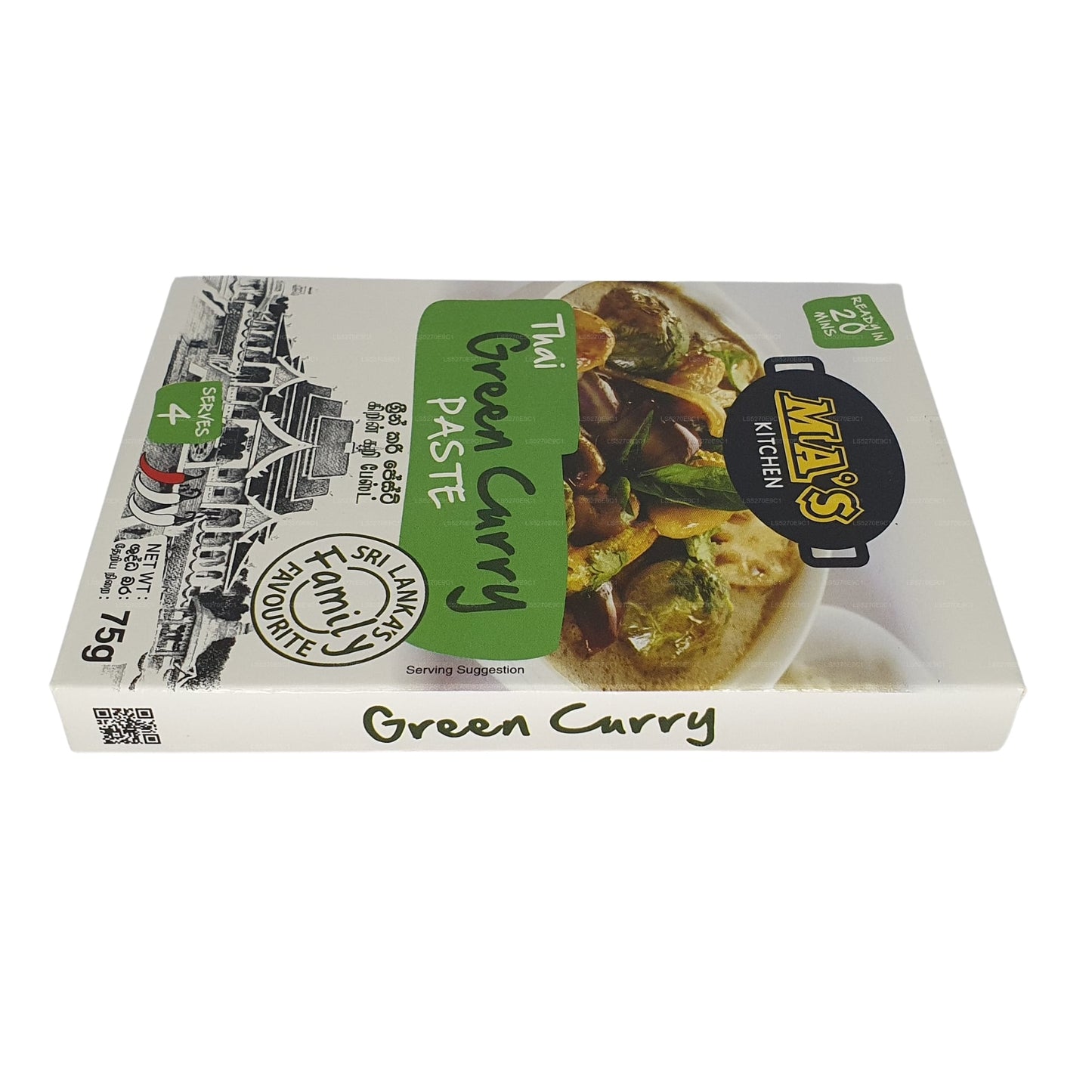 Pâte de curry vert thaï MA's Kitchen (60g)