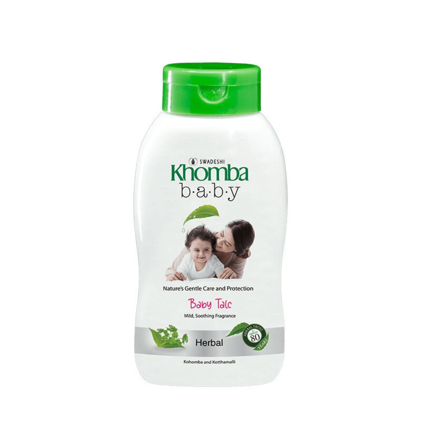 Swadeshi Khomba Baby Talc à base de plantes (100 g)