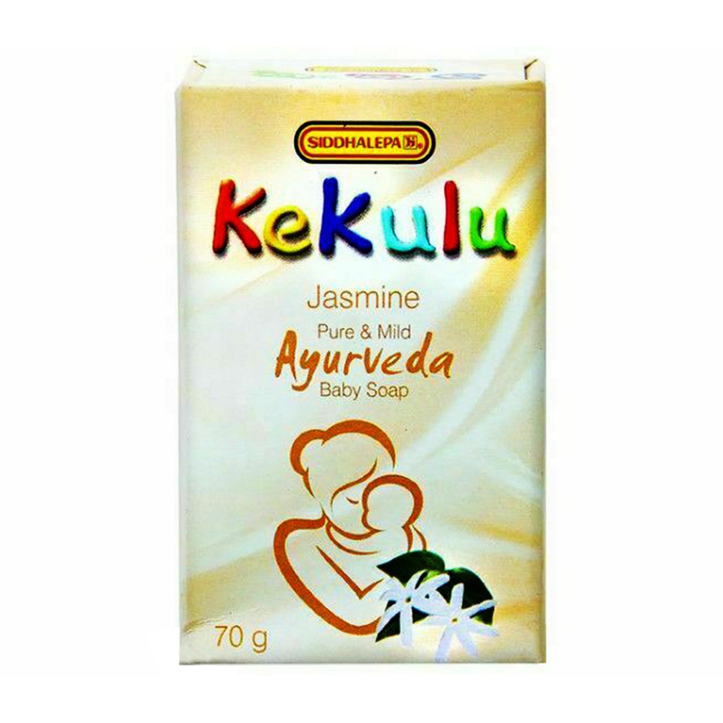 Savon ayurvédique pour bébé Siddhalepa Kekulu Jasmine (70g)