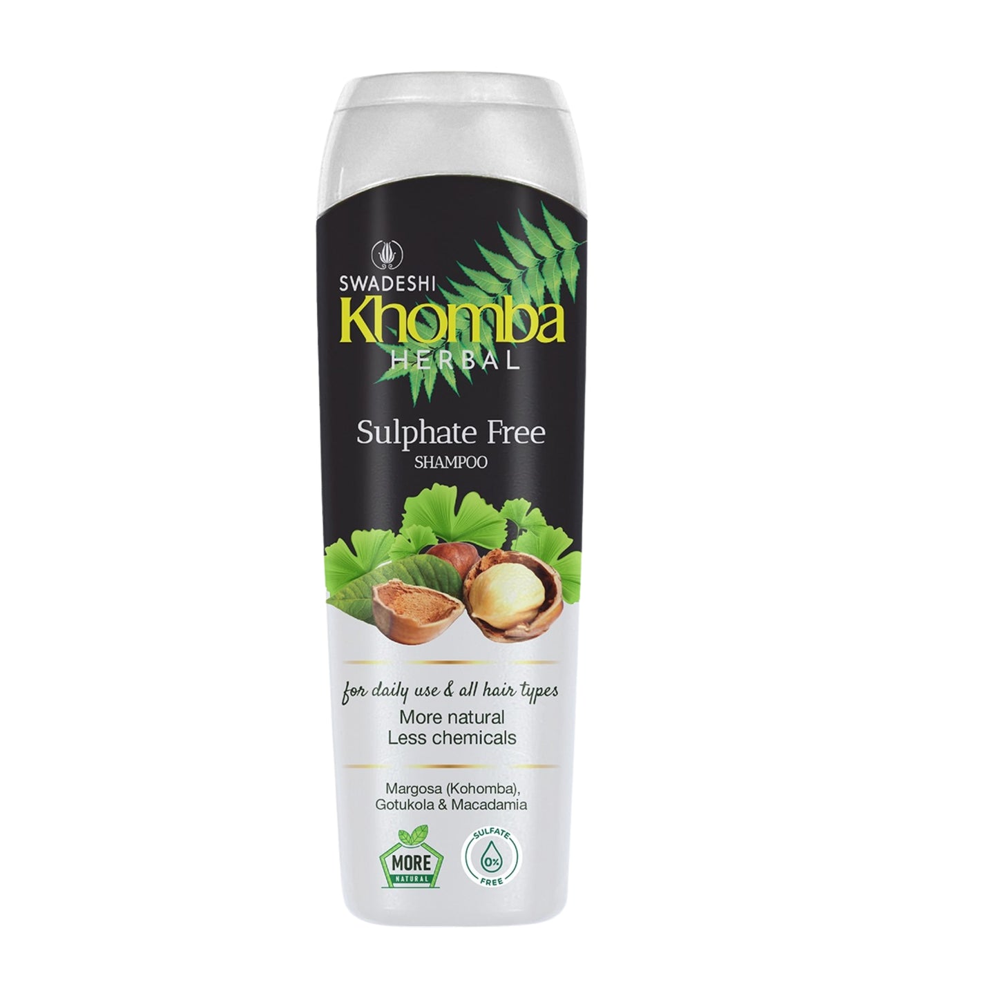 Swadeshi Khomba Pellicules Shampooing contrôle (180ml)