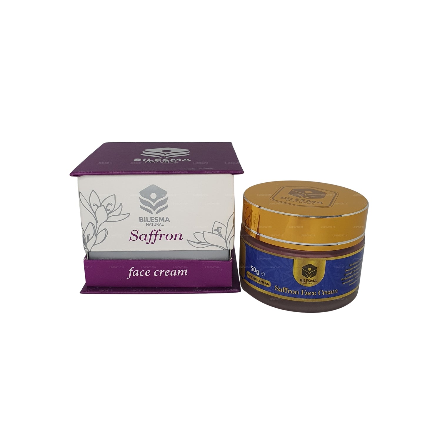 Crème Visage au Safran Naturel Bilesma (50 ml)