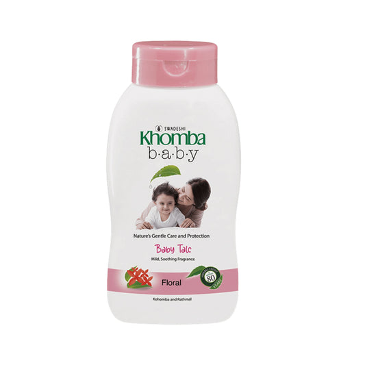 Swadeshi Khomba Floral Bébé Talc  (100g)