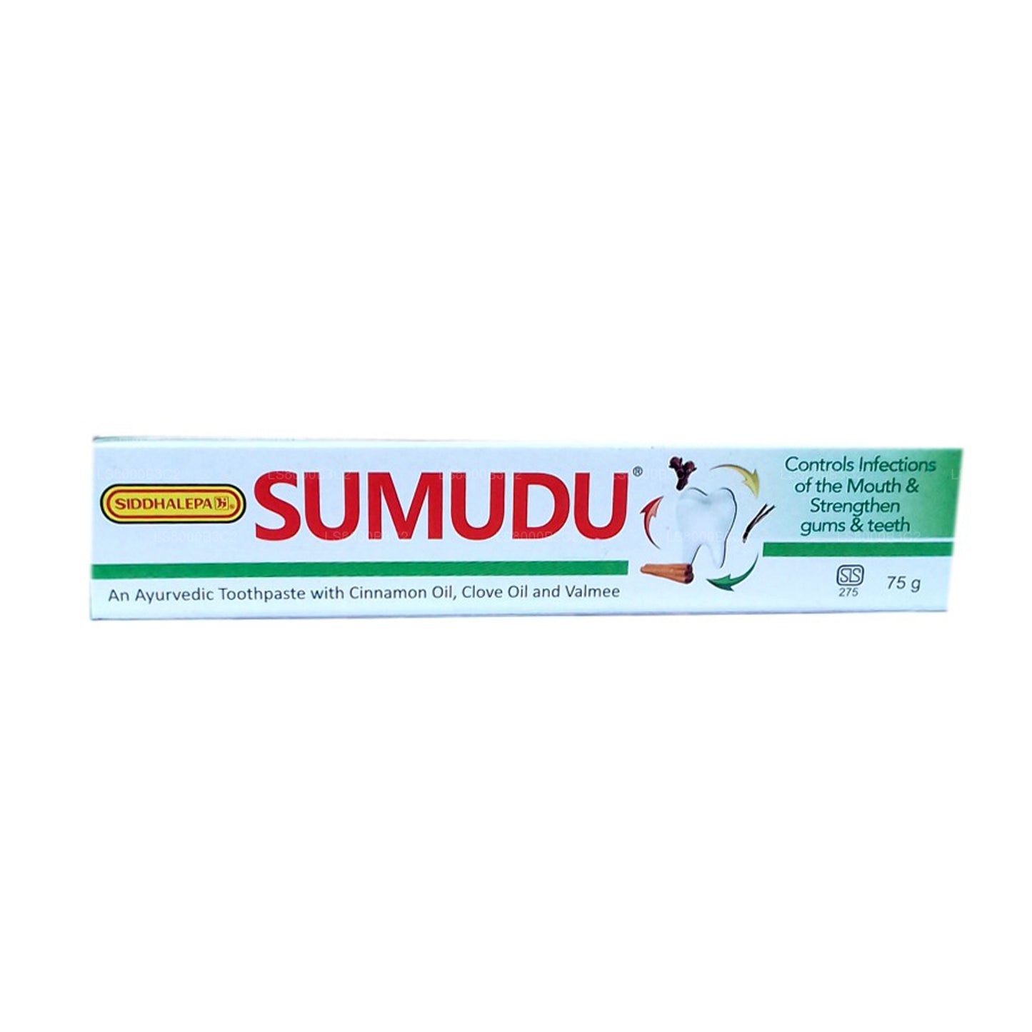 Dentifrice ayurvédique Siddhalepa Sumudu (75 g)