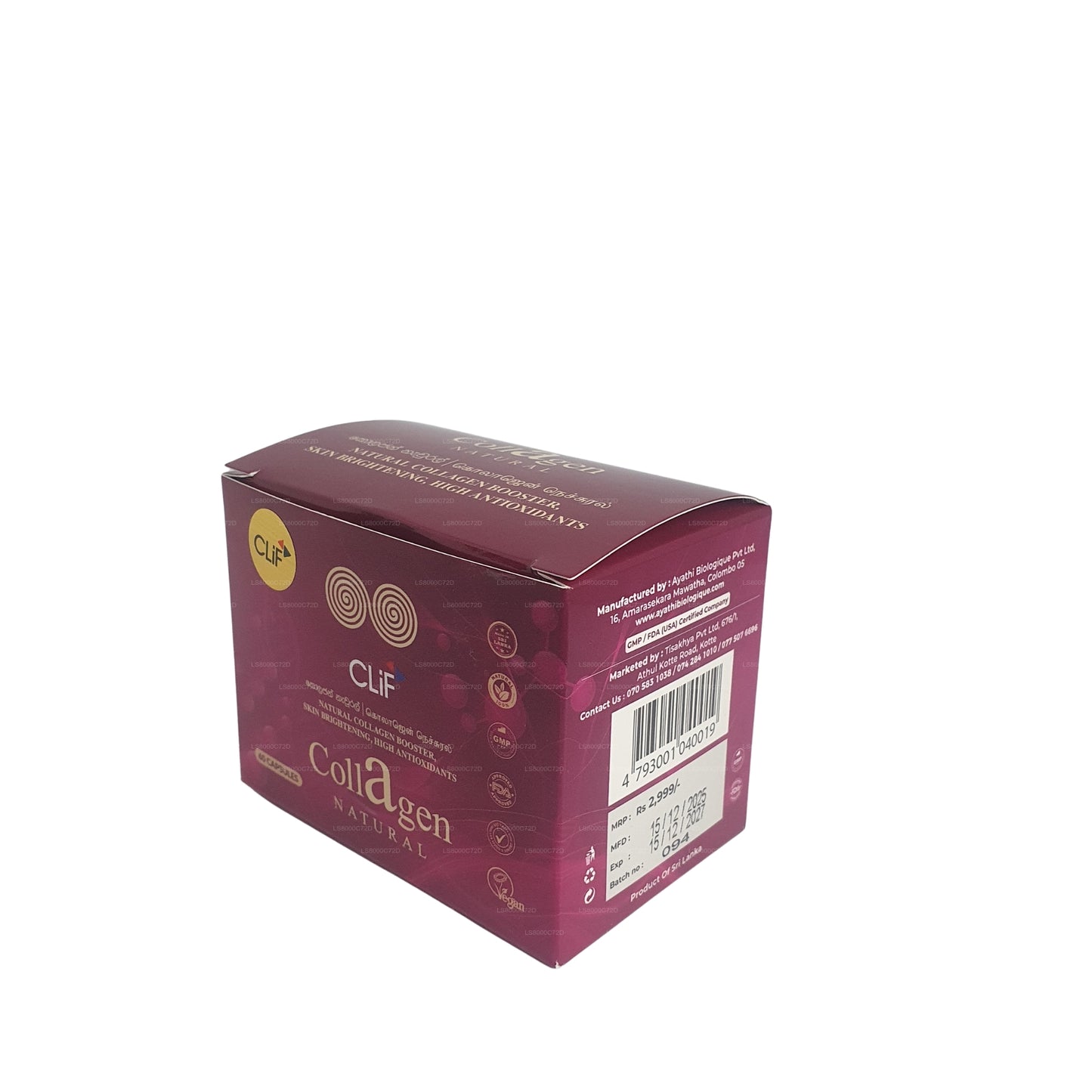 Clif Collagen Naturel (60 capsules)