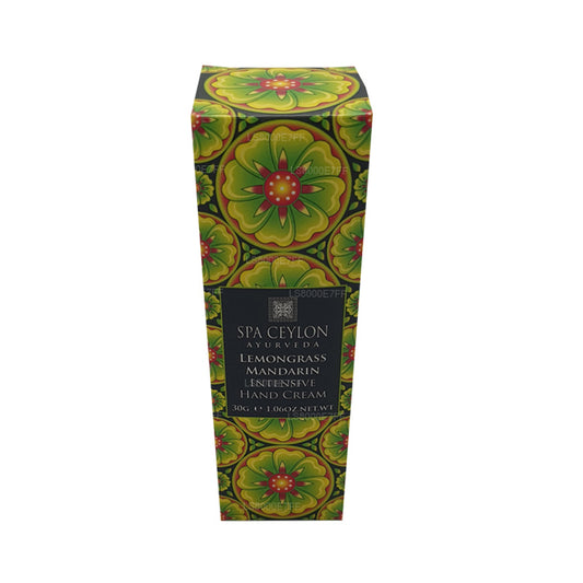 Crème intensive pour les mains Spa Ceylon Lemongrass Mandarin (30 g)