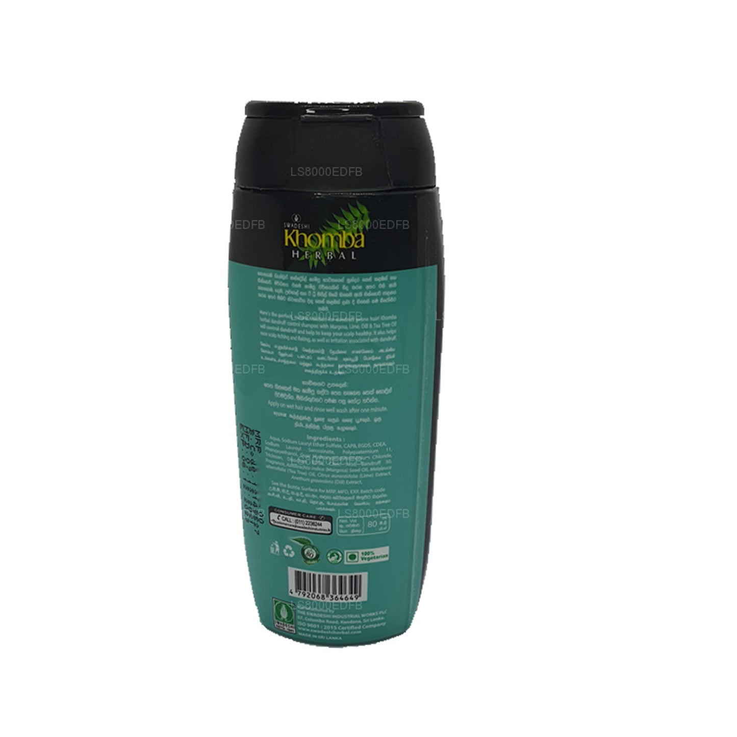 Swadeshi Shampooing Anti-Pelliculaire Khomba (80 ml)