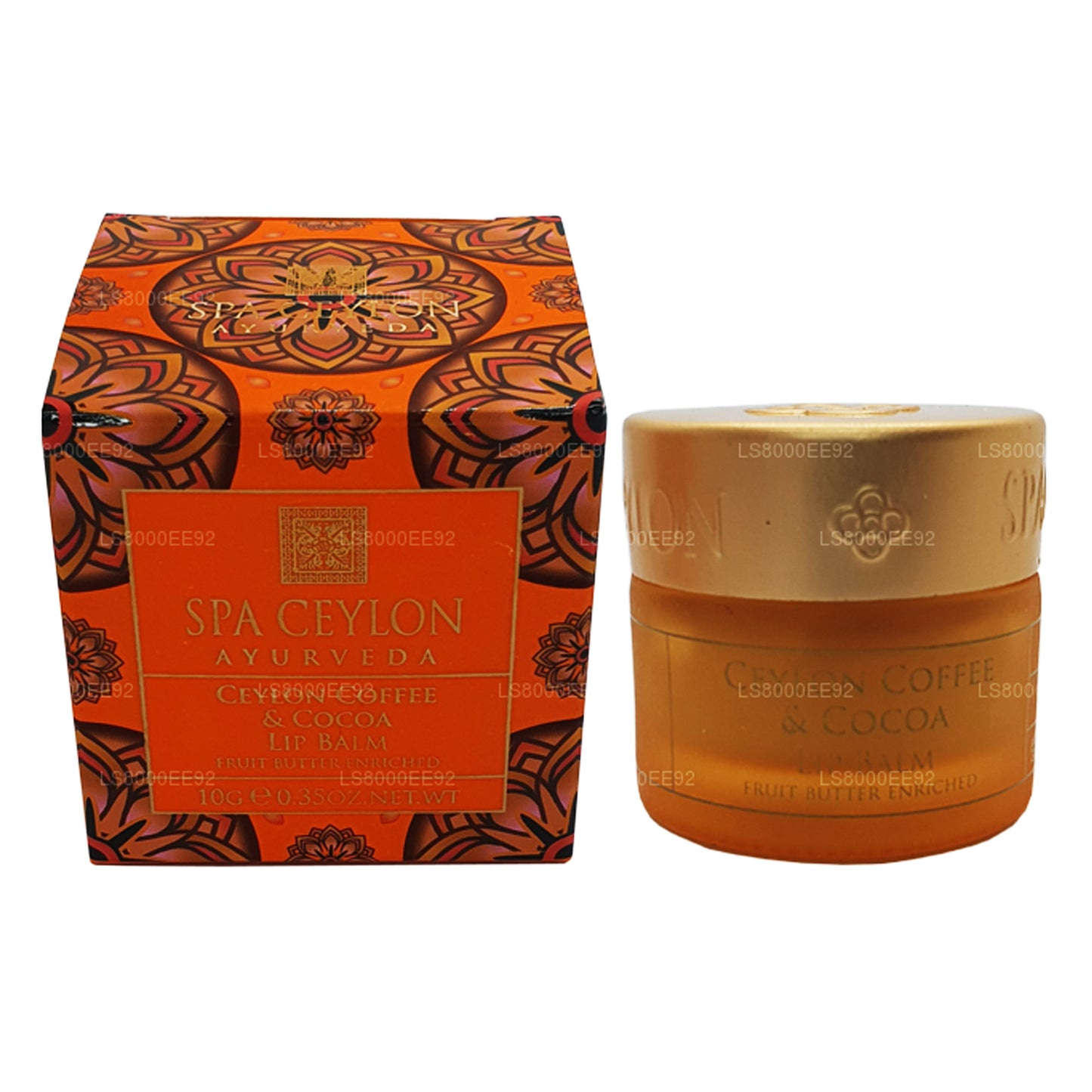 Spa Ceylon Ceylon Ceylon Baume à lèvres au café et au cacao (10 g)