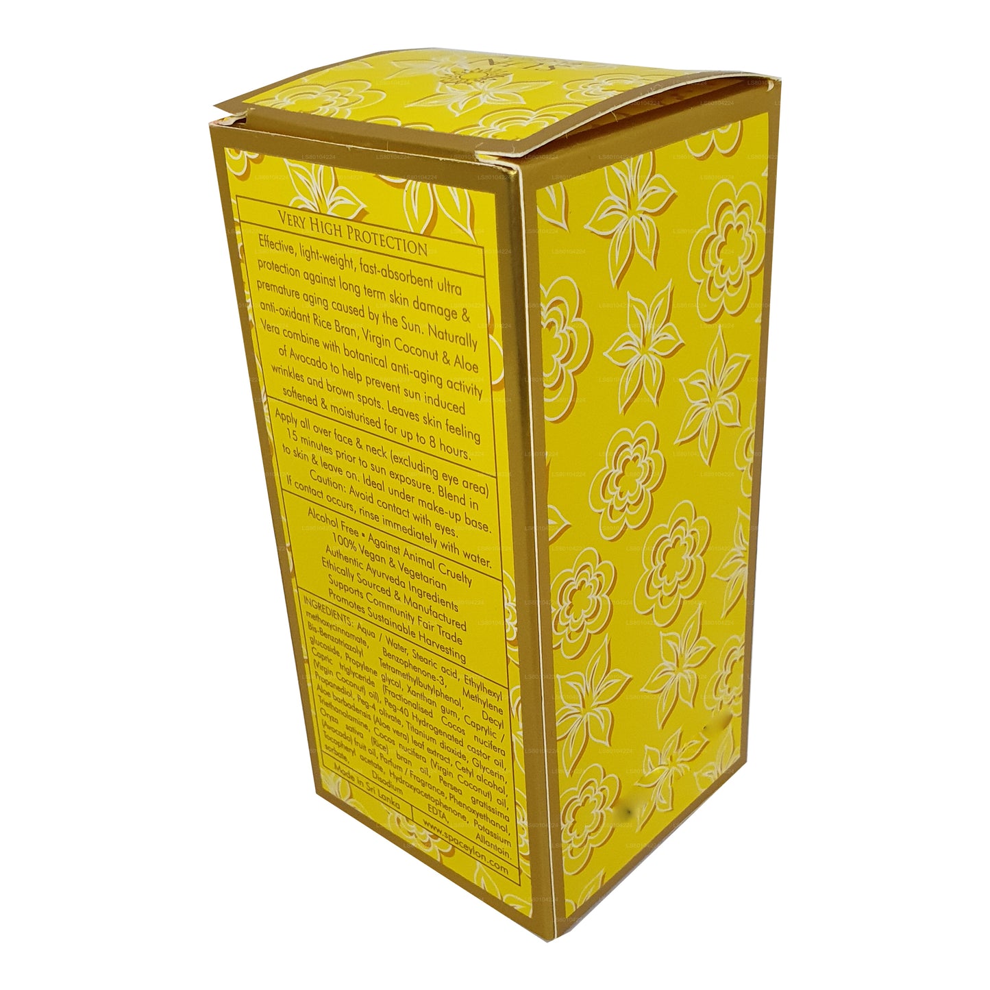 Spa Ceylon SUN Moisture Care Crème anti-âge pour le visage UVA + UVB « SPF 50+ » (30 ml)