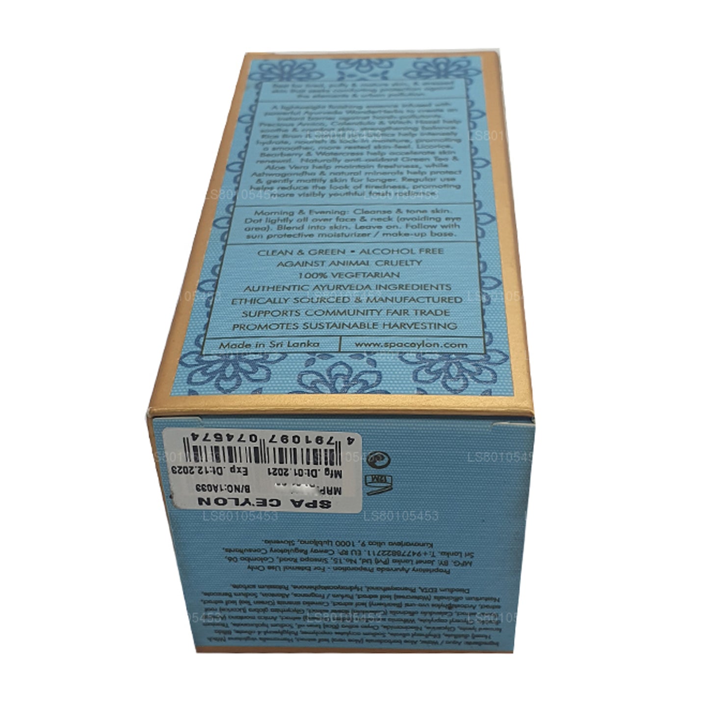 Spa Ceylon Skin Destress Ashwagandha Essence de jour anti-pollution avancée pour le visage (30 ml)