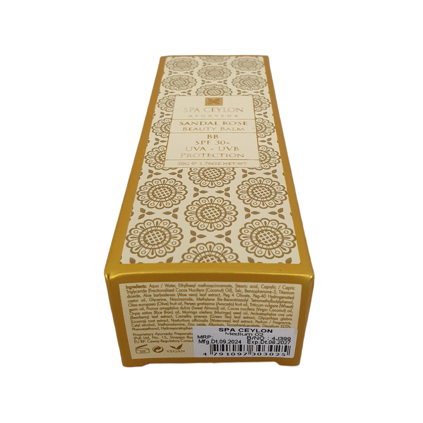 Baume de beauté Spa Ceylon Sandal Rose - Taille moyenne (50 g)