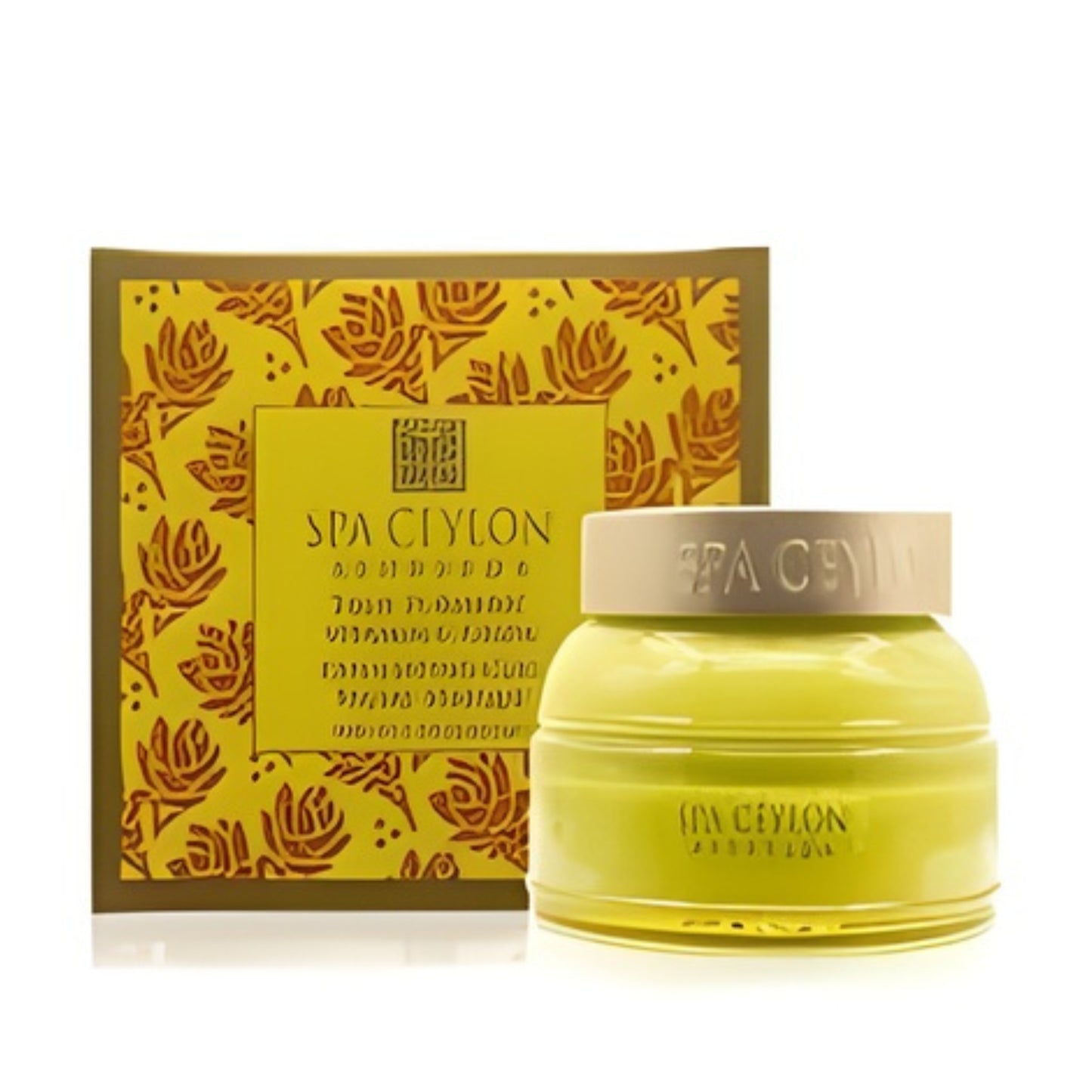 Spa Ceylon True Curcuma - Vitamin C Glow - Masque facial exfoliant à l'argile (200 g)