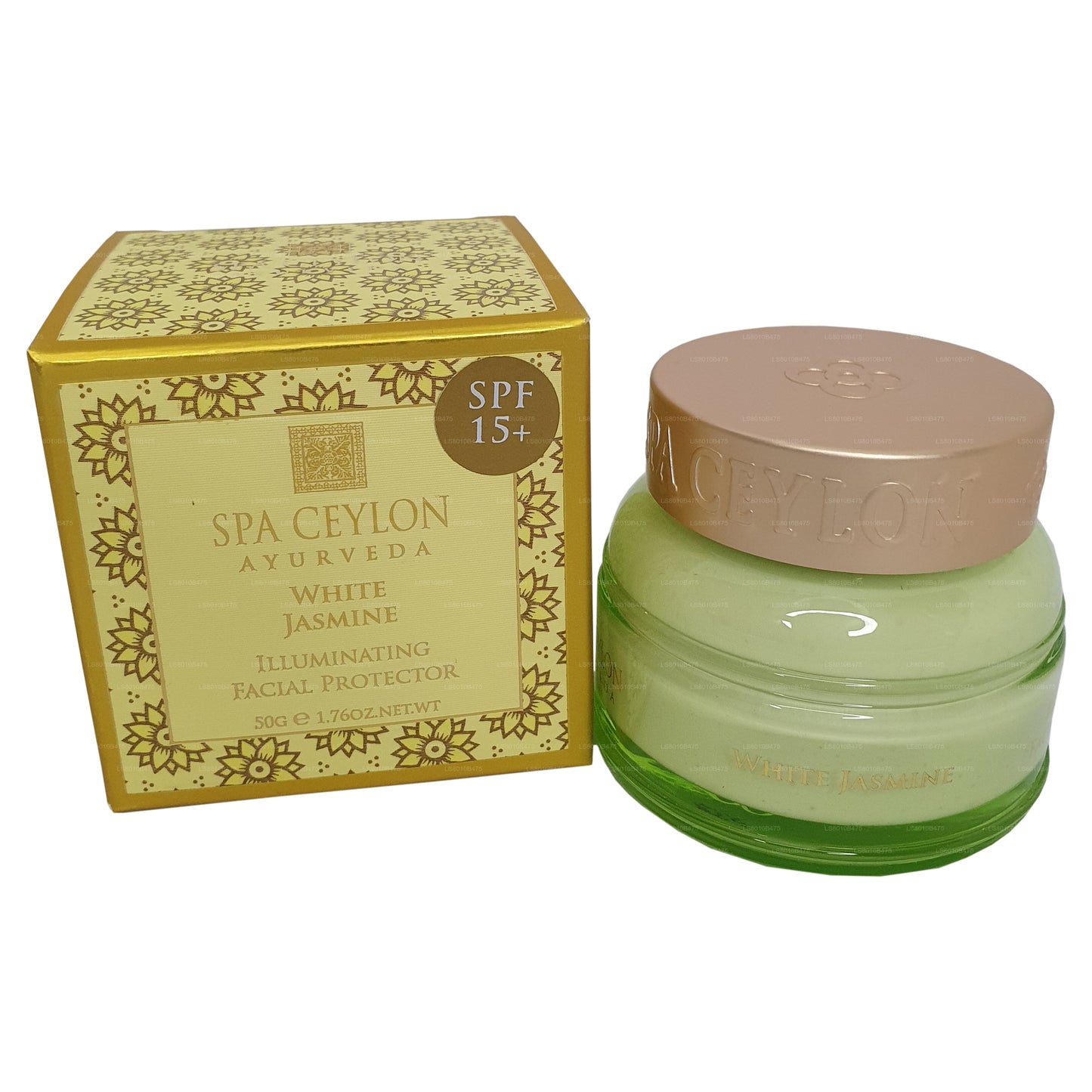 Protecteur facial illuminateur au jasmin blanc Spa Ceylan (50 g)