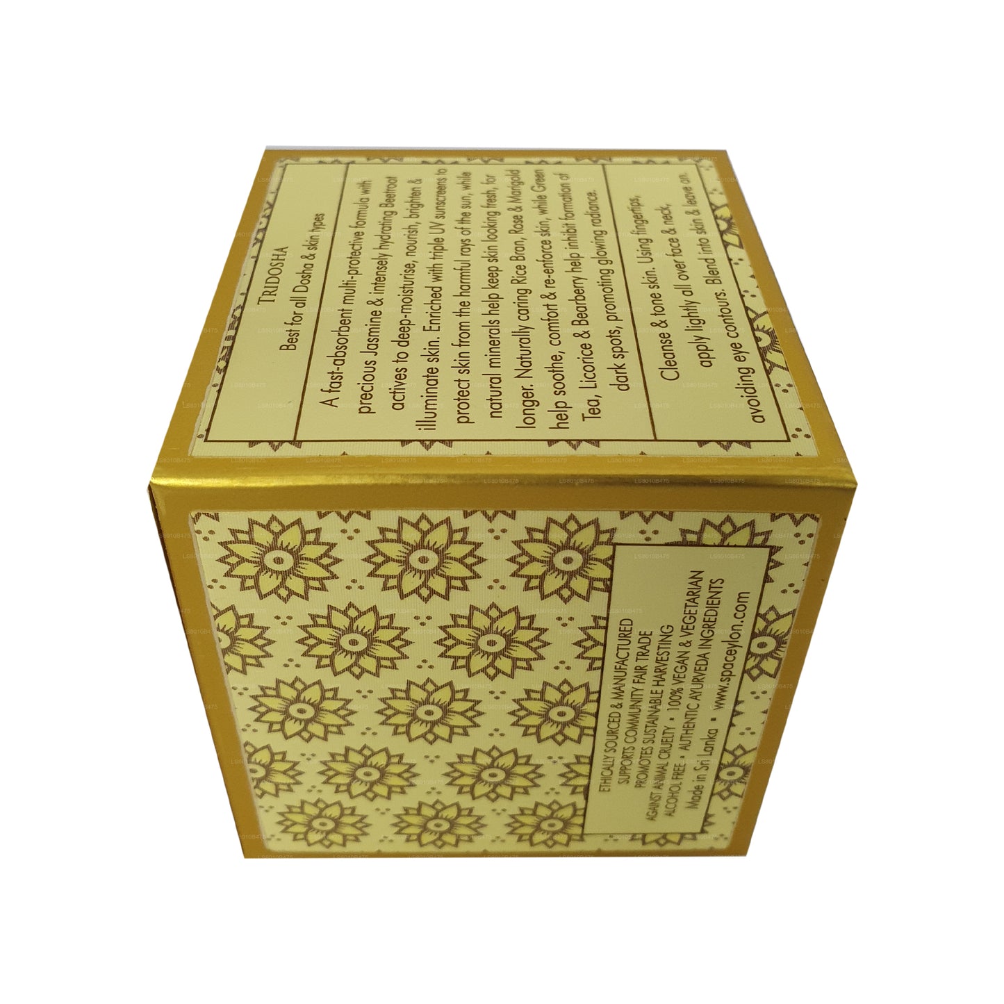 Protecteur facial illuminateur au jasmin blanc Spa Ceylan (50 g)