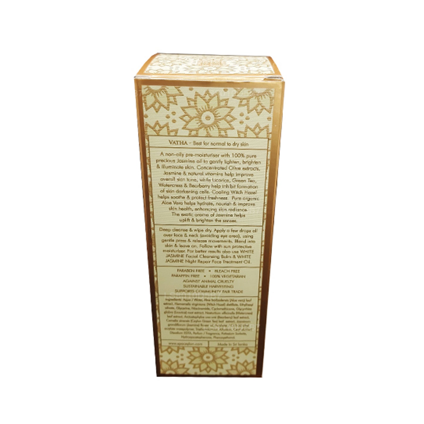 Sérum hydratant de jour au jasmin blanc de Ceylan Spa (60 ml)