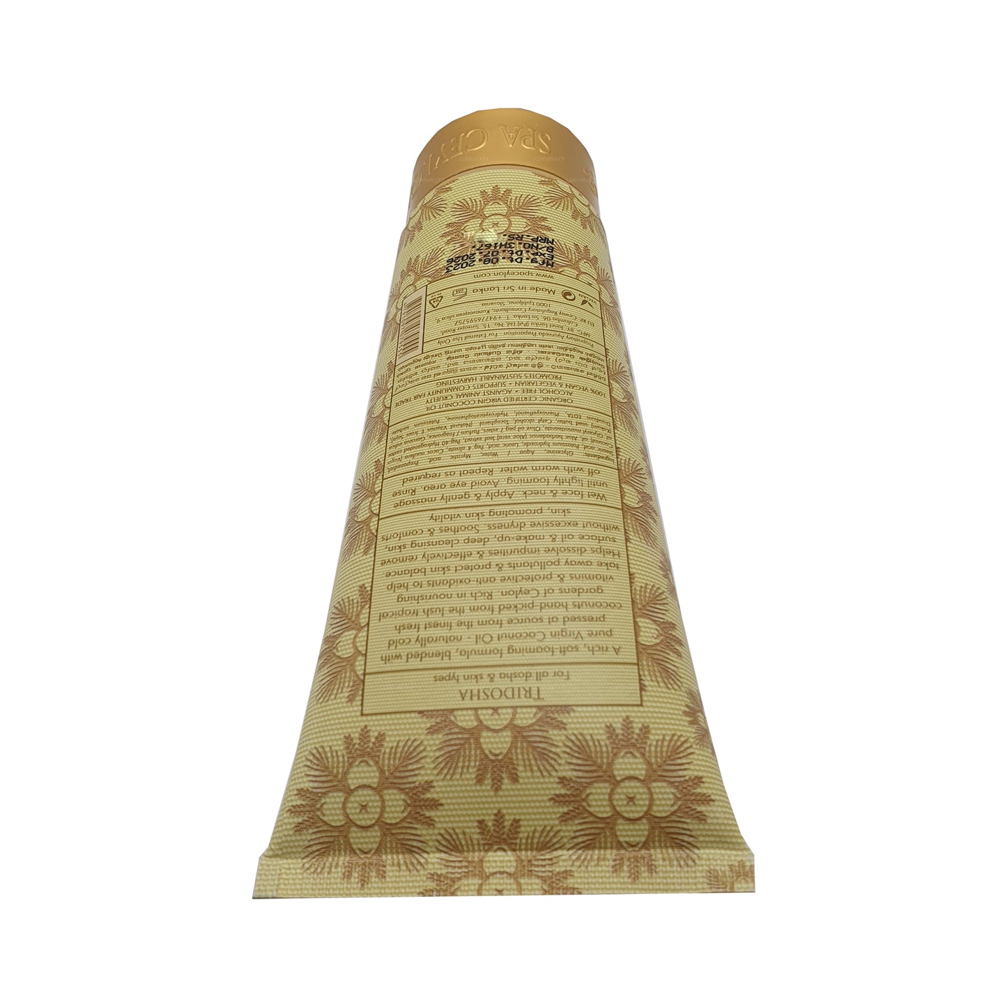 Nettoyant pour le visage à la crème de noix de coco vierge Spa Ceylon (150 ml)