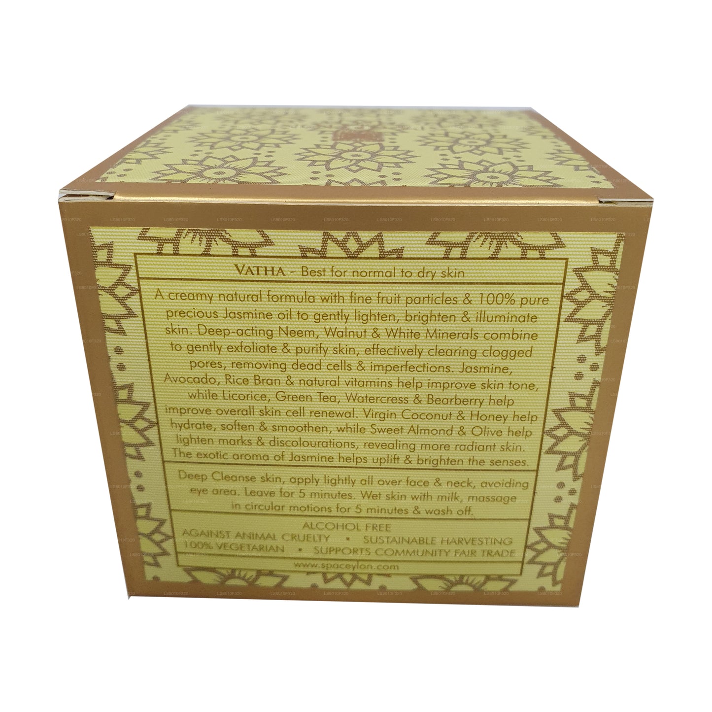 Gommage pour le visage Spa Ceylon White Jasmine (100 g)