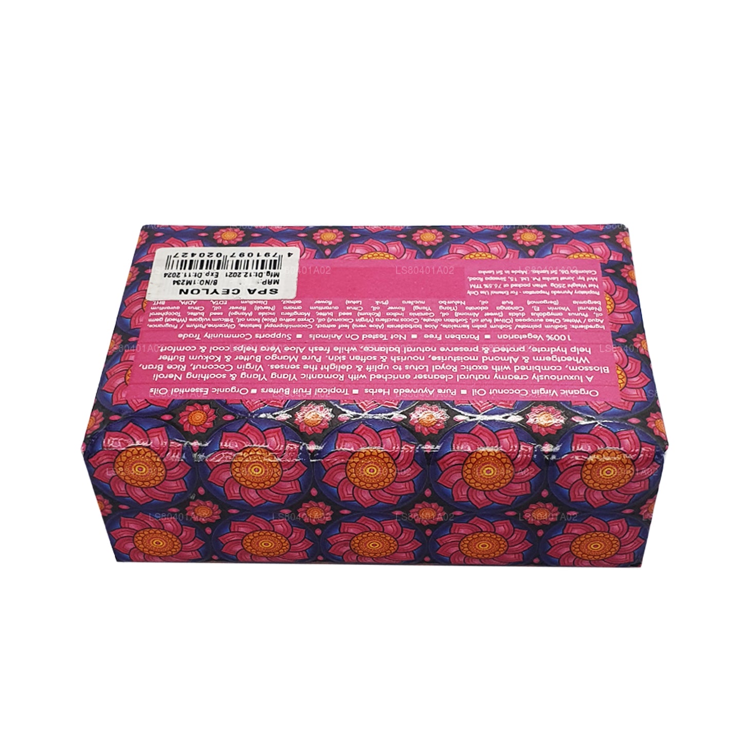 Savon de luxe Spa Ceylon Pink Lotus et amandes (250 g)
