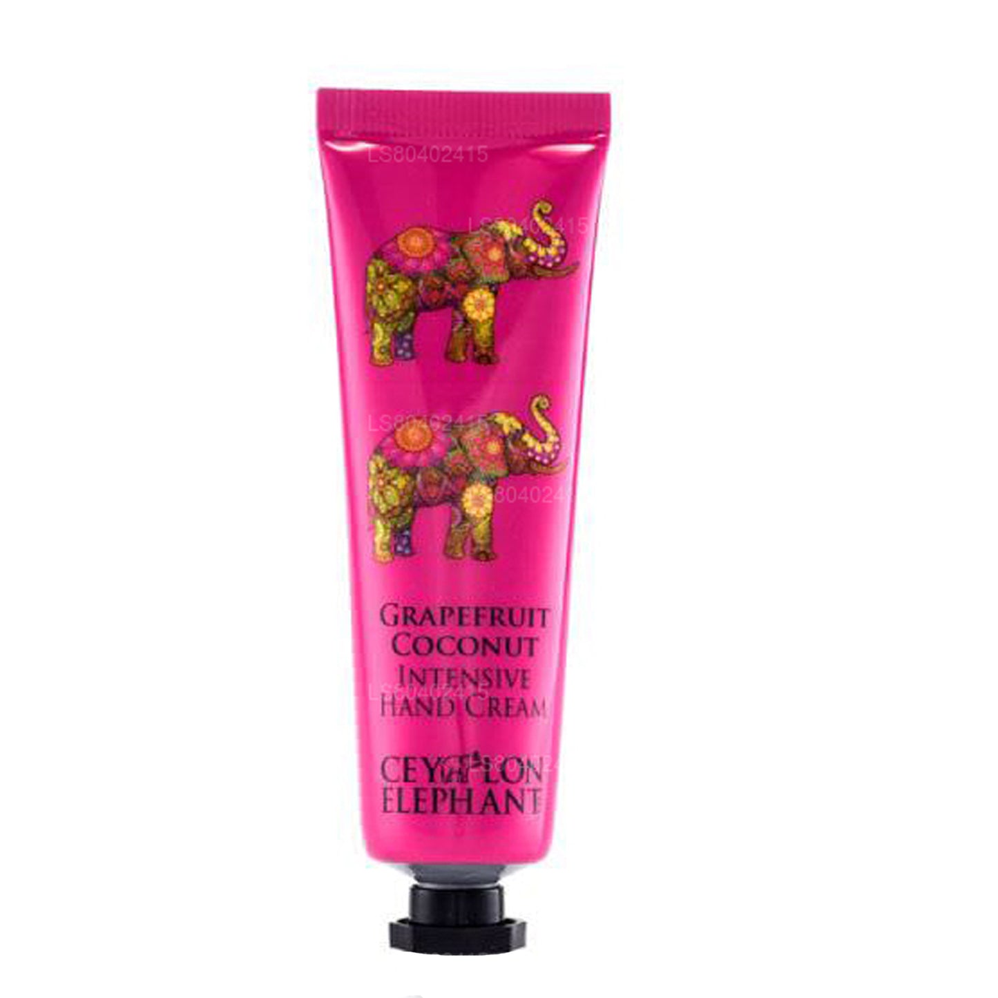 Spa Ceylon Ceylon Elephant – Grapefruit Coconut Intensive Hand Cream deeply hydrates and nourishes dry, rough hands with Sweet Almond, Virgin Coconut, Mango Butter, and Kokum Butter, while Rice Bran and Soya soften and smoothen skin. Enriched with Grapefruit for brightening, Mango for anti-aging, Virgin Coconut for intense hydration, and Bergamot for renewal, it refreshes the senses and preserves skin’s youthful softness. Apply after washing or as an overnight treatment for long-lasting moisture and care.