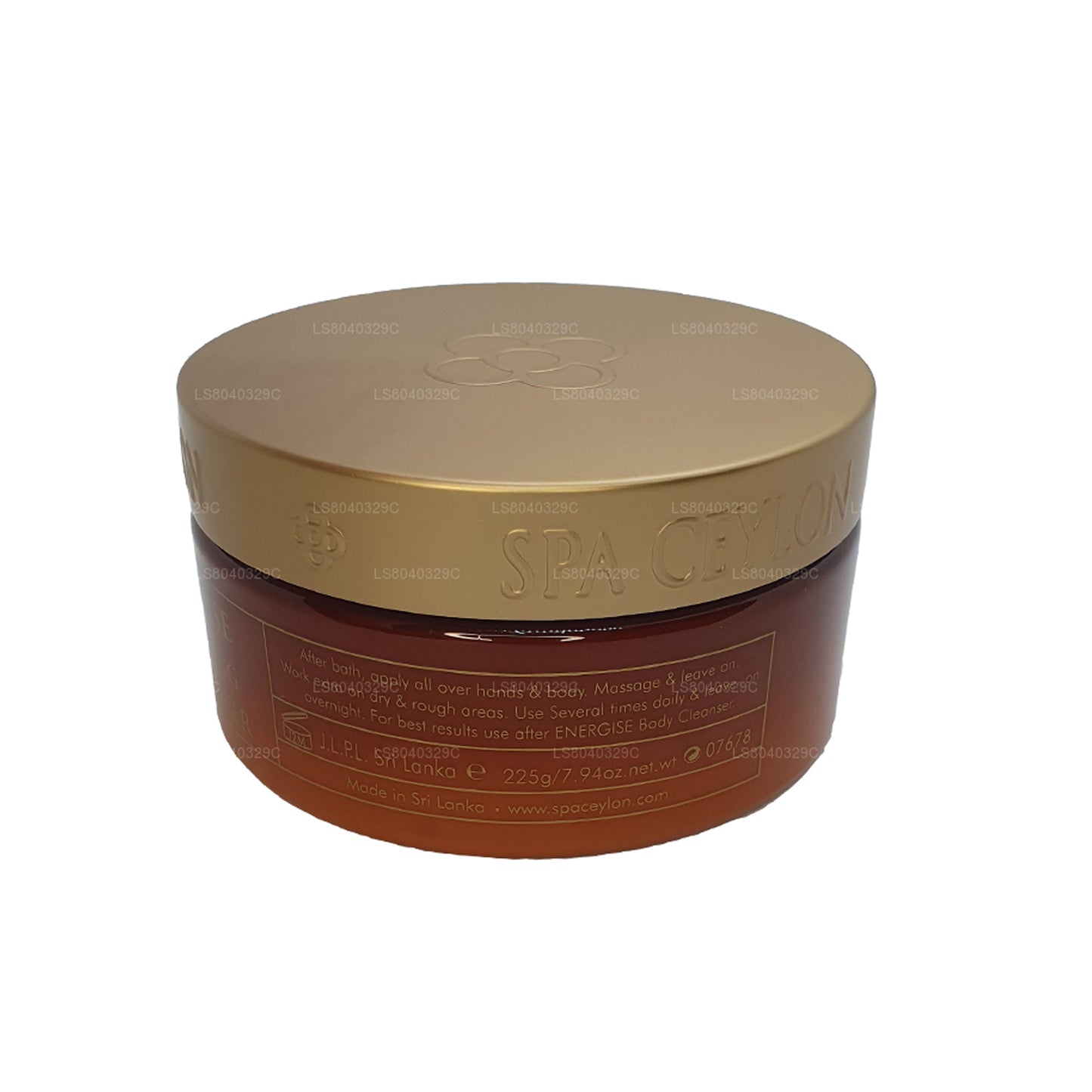 Beurre corporel hydratant Spa Ceylon Energise (225 g)