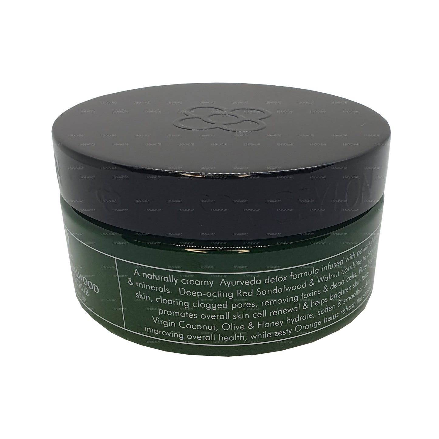 Gommage corporel au bois de santal rouge de Ceylan Spa (225 g)