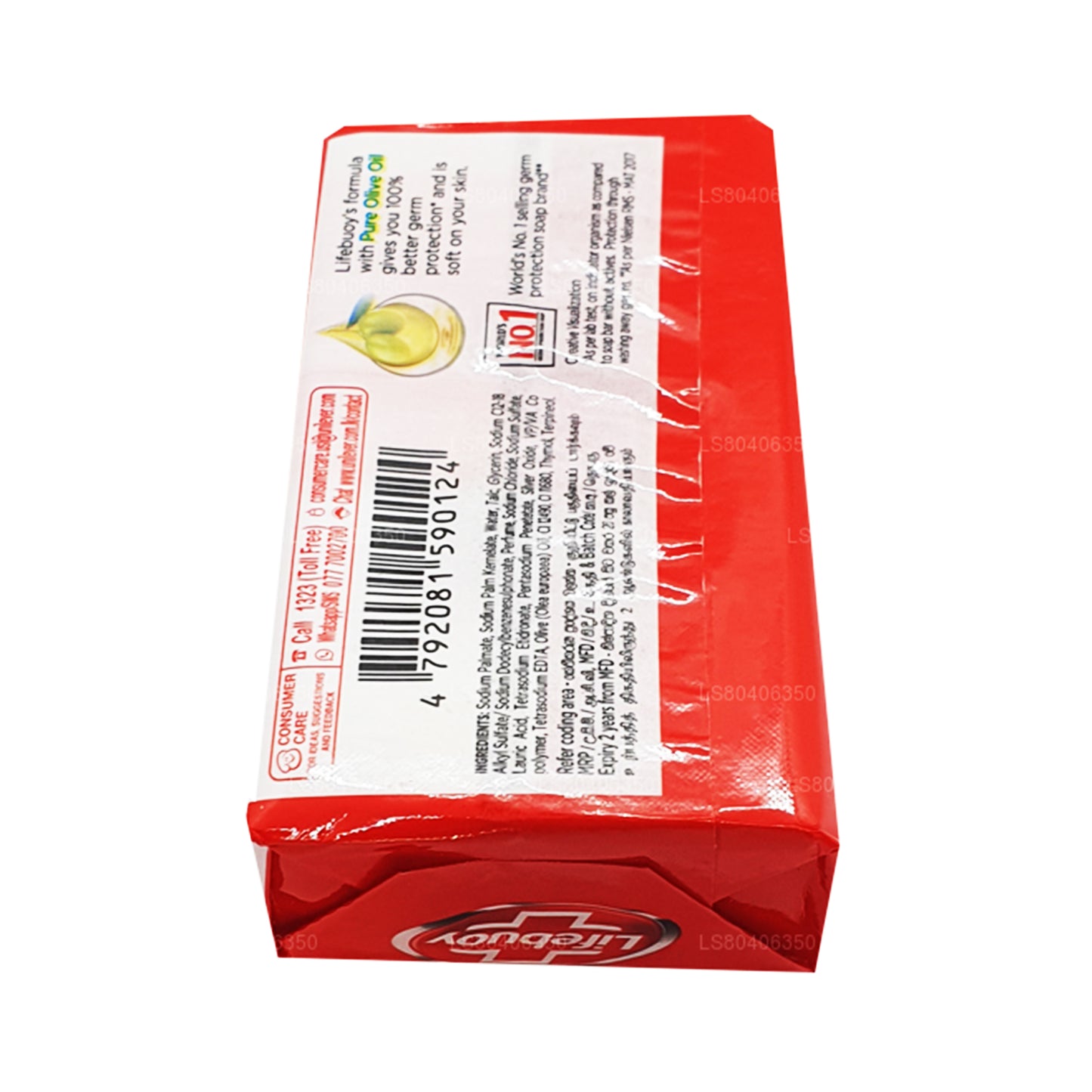 Savon pour le corps Lifebuoy Total 10 à l'huile d'olive pure (100 g)