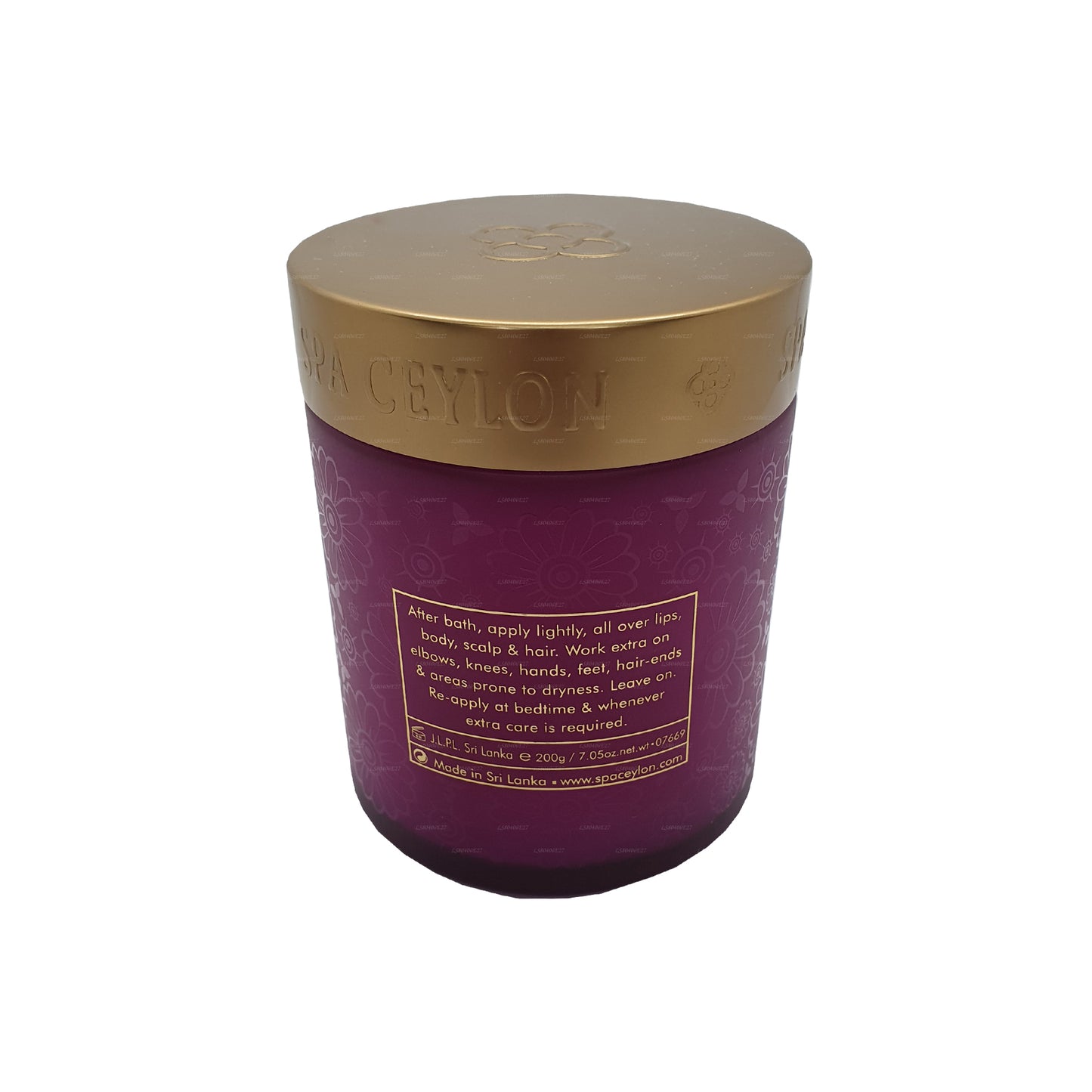 Baume hydratant Spa Ceylon Neroli Ylang Winter Wellness de la tête aux pieds (200 g)