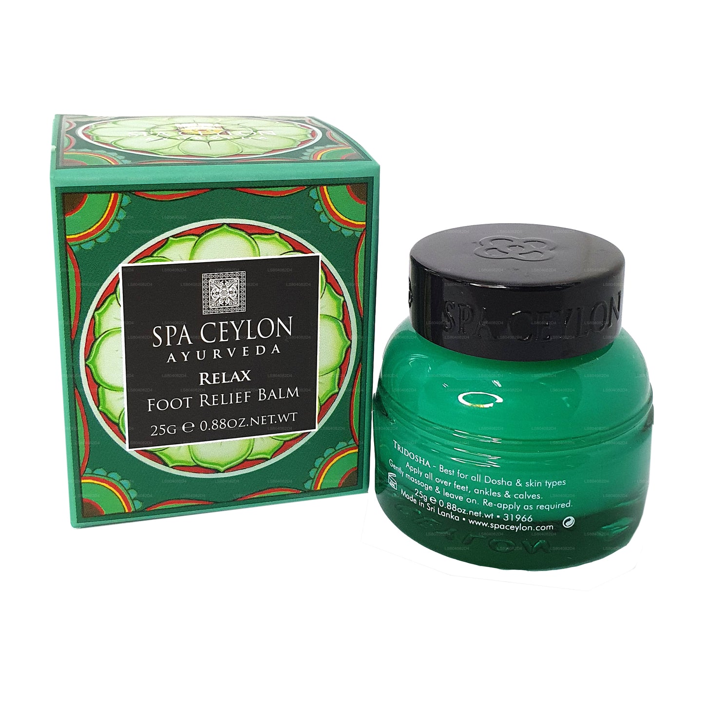 Baume apaisant pour les pieds Spa Ceylon Relax (25 g)
