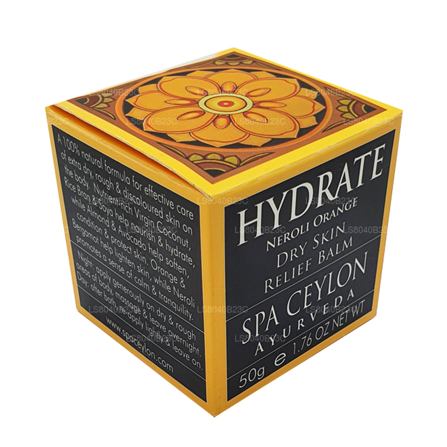 Baume apaisant pour peaux sèches à l'orange néroli Spa Ceylon