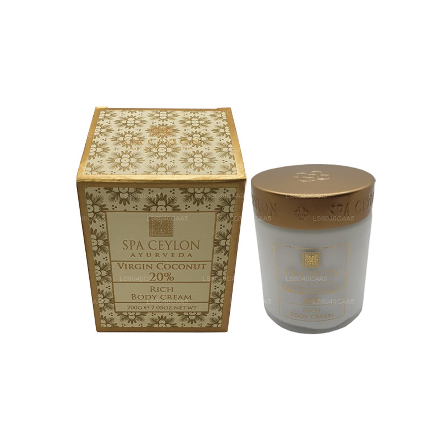 Spa Ceylon Virgin Coconut 20% Rich Body Cream (150g)