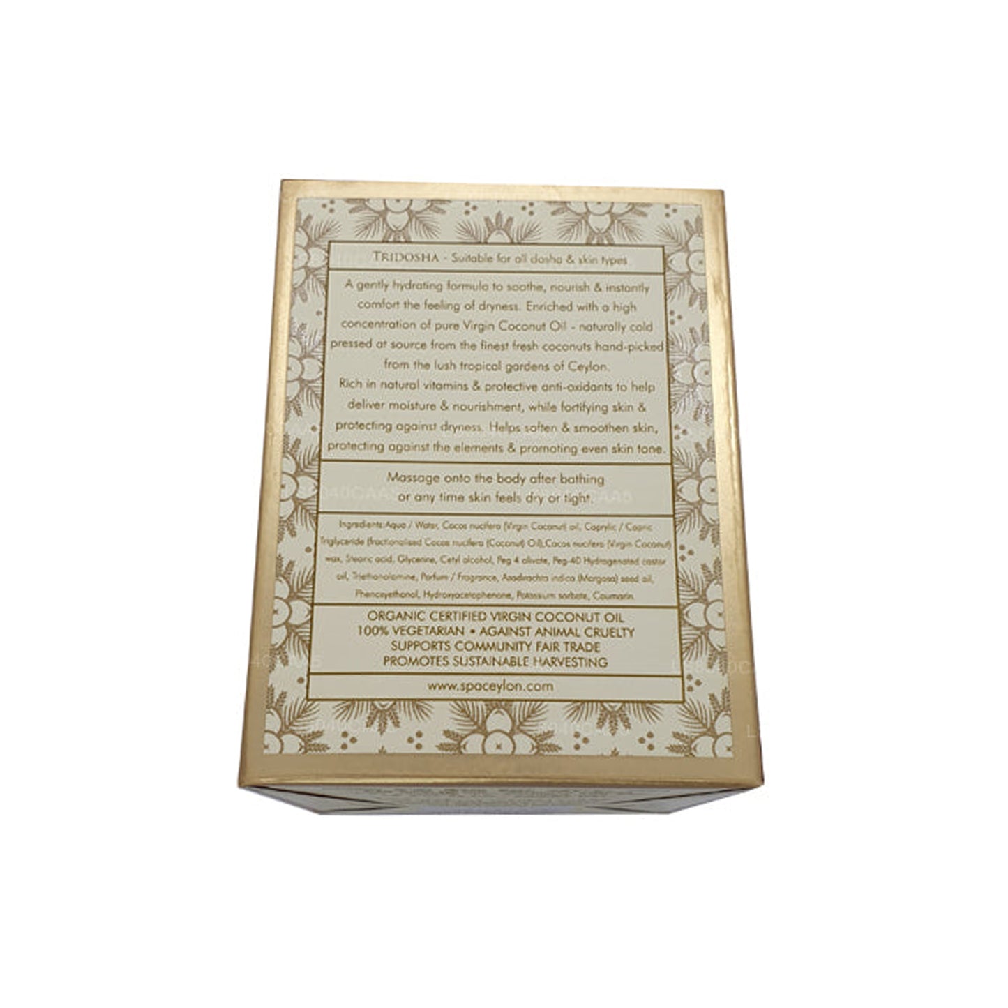 Spa Ceylon Virgin Coconut 20% Rich Body Cream (150g)