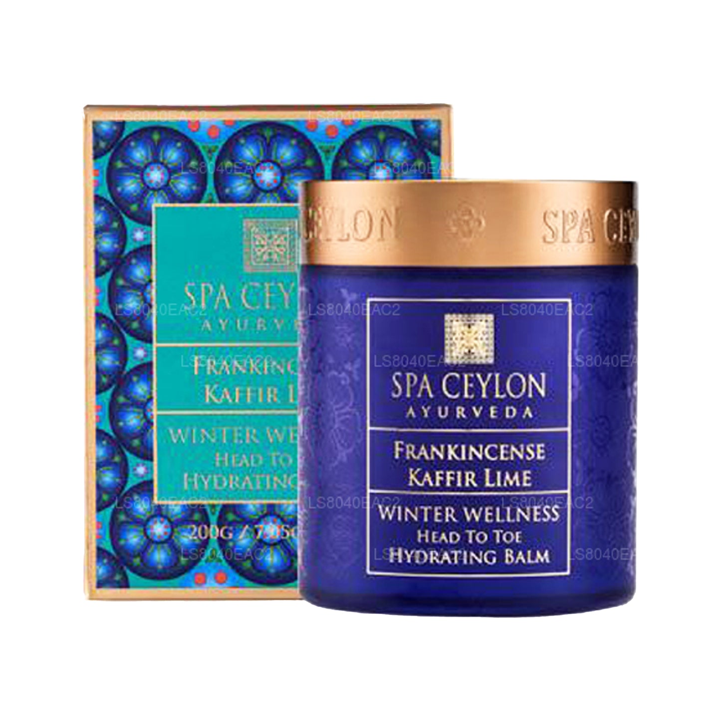 Spa Ceylon Encens Kaffir Lime - Baume Hydratant Bien-être Hivernal Tête et Pieds (100g)