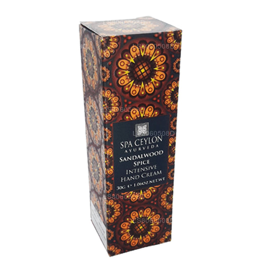 Crème intensive pour les mains Spa Ceylon Sandalwood Spice (30 g)