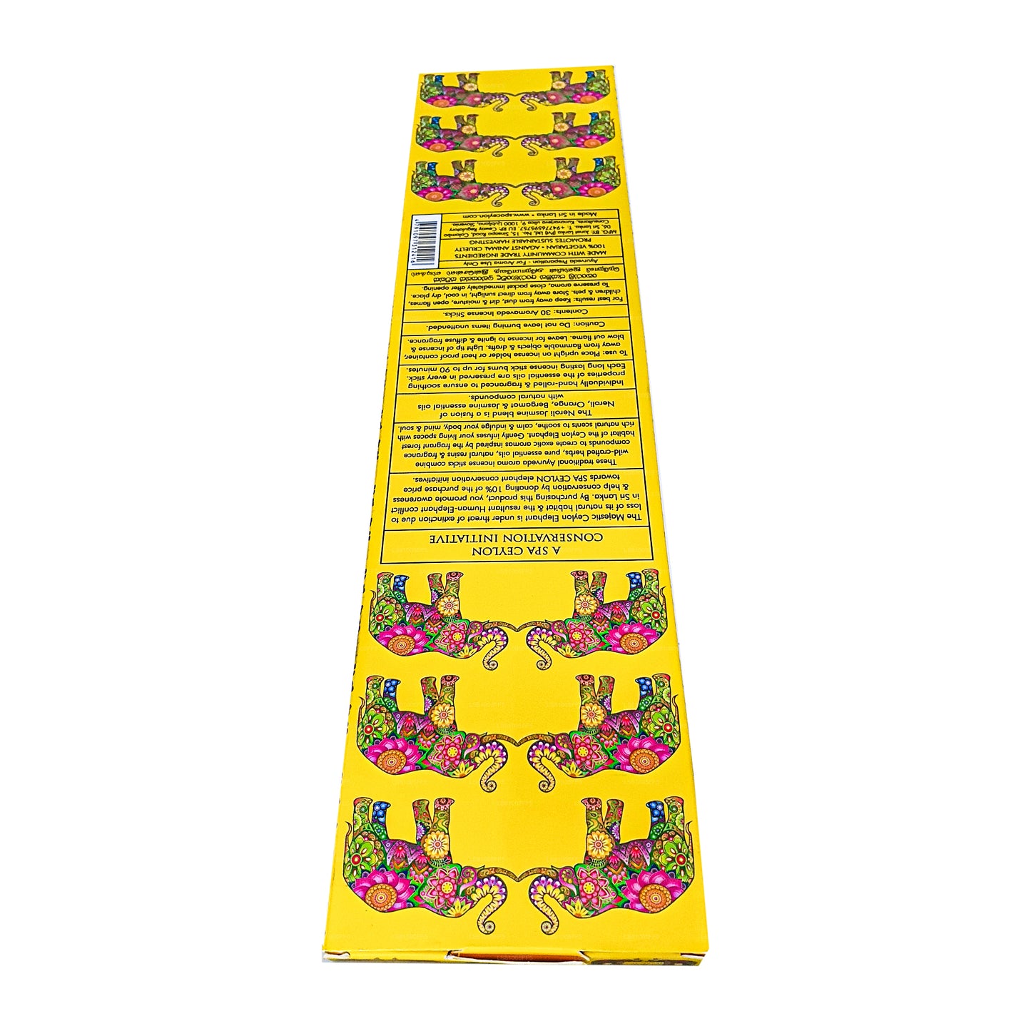 Lot de 30 bâtonnets d'encens pour spa, néroli, jasmin, aromaveda