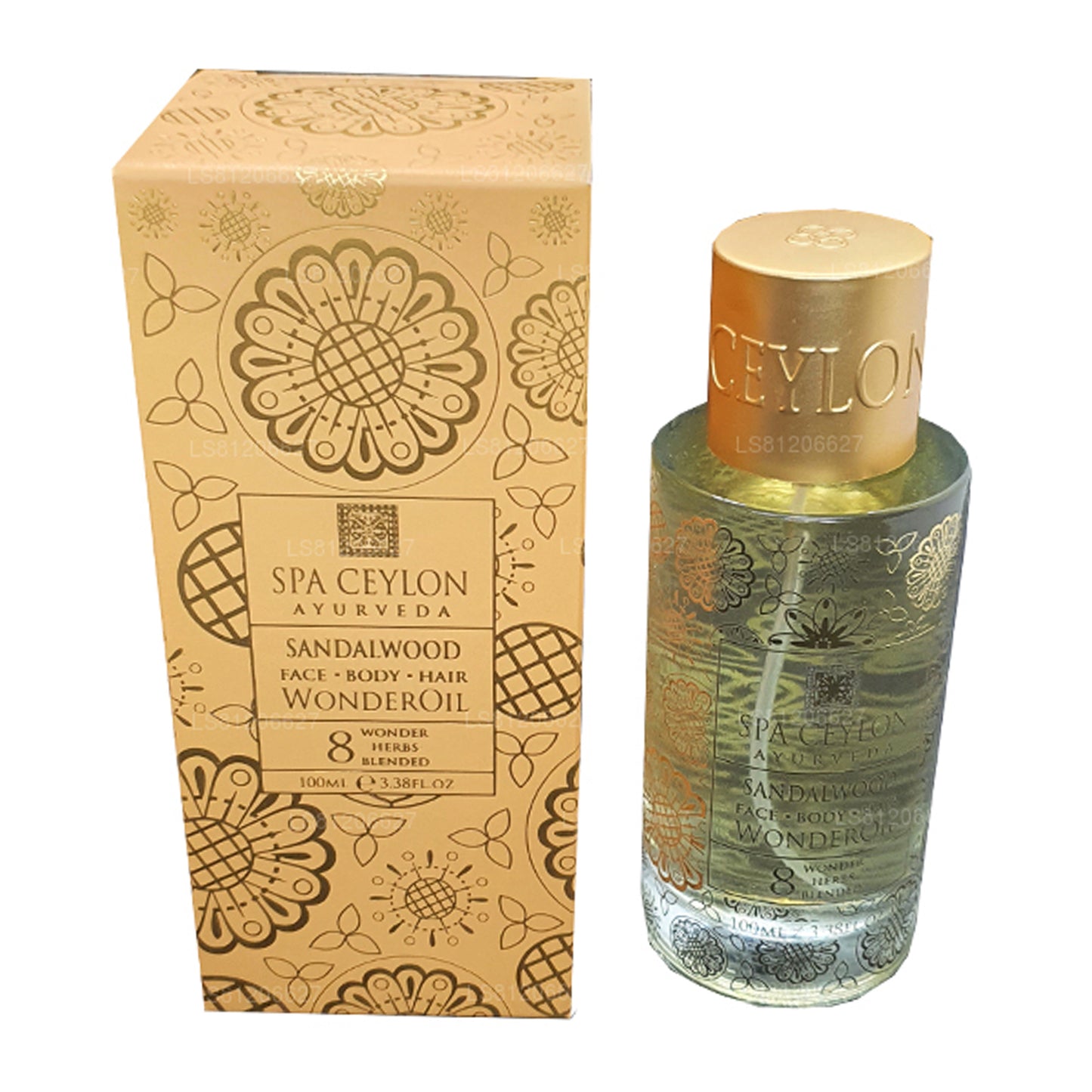 Huile miracle au bois de santal de Ceylan pour spa (100 ml)