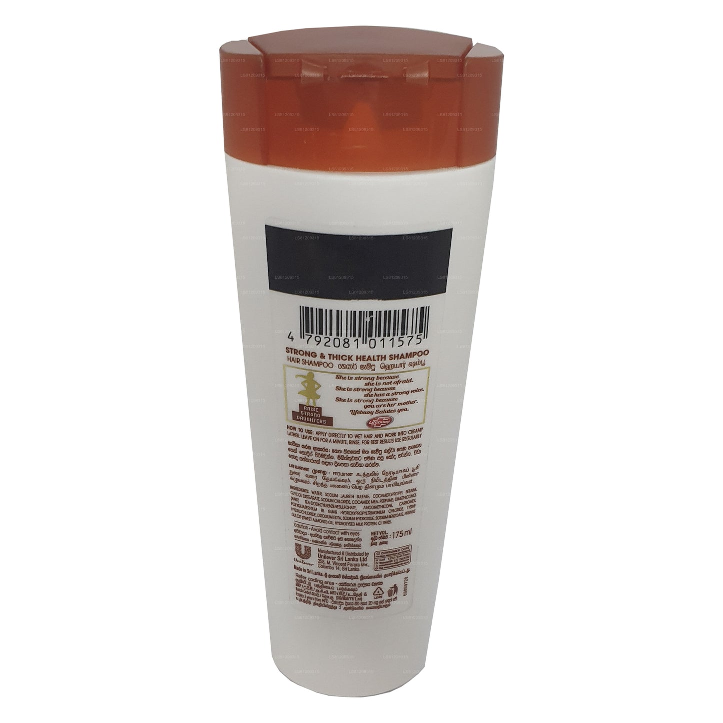 Shampooing fort et épais Lifebuoy Health (175 ml)