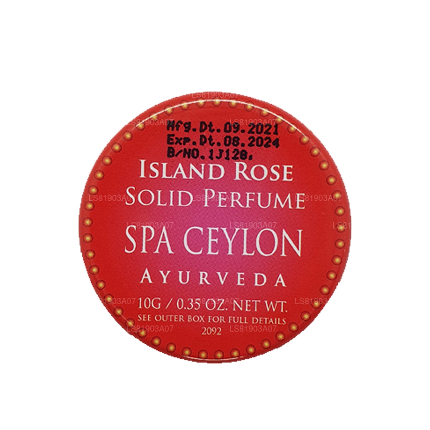 Parfum solide Spa Ceylon Island Rose (10 g)