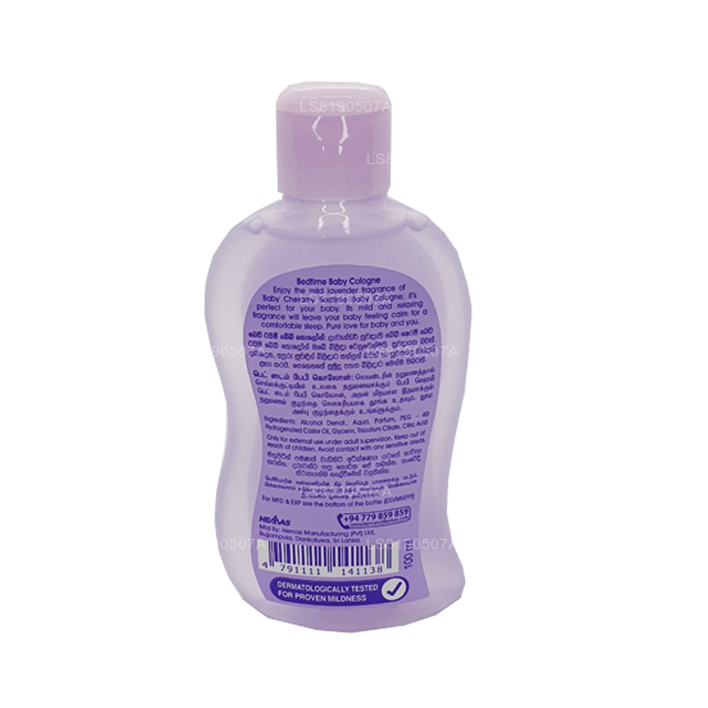 Baby Cheramy Bed Time Eau de Cologne pour bébé Parfum apaisant (100 ml)