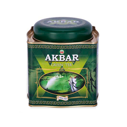 Boîte de thé vert Akbar Classic (250 g)