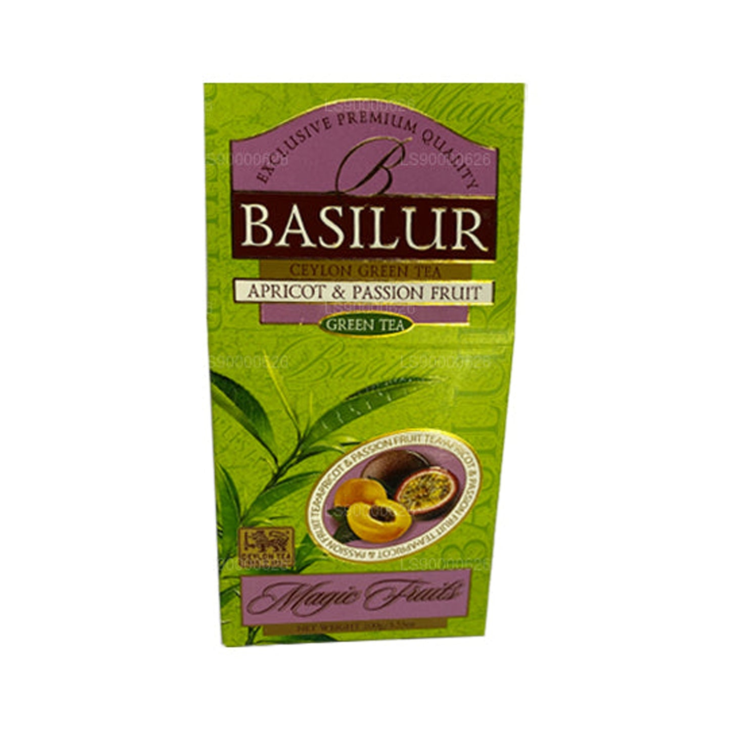 Abricot vert magique et fruit de la passion Basilur (100 g)