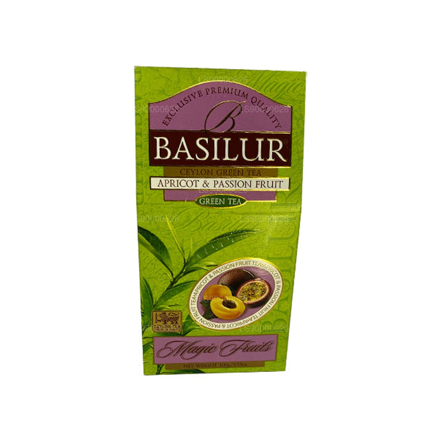 Abricot vert magique et fruit de la passion Basilur (100 g)