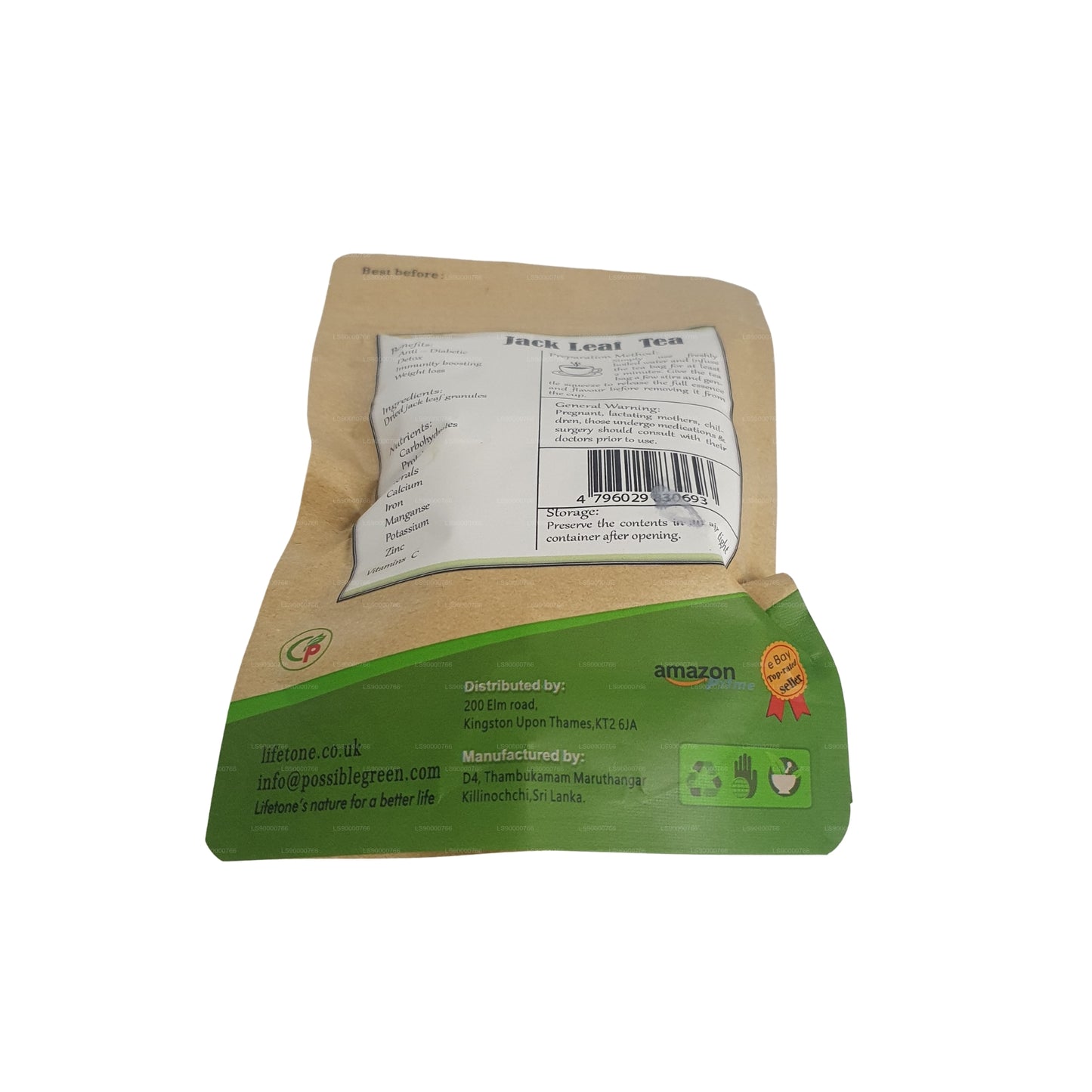 Thé aux feuilles de jacquier Lifetone (40 g)