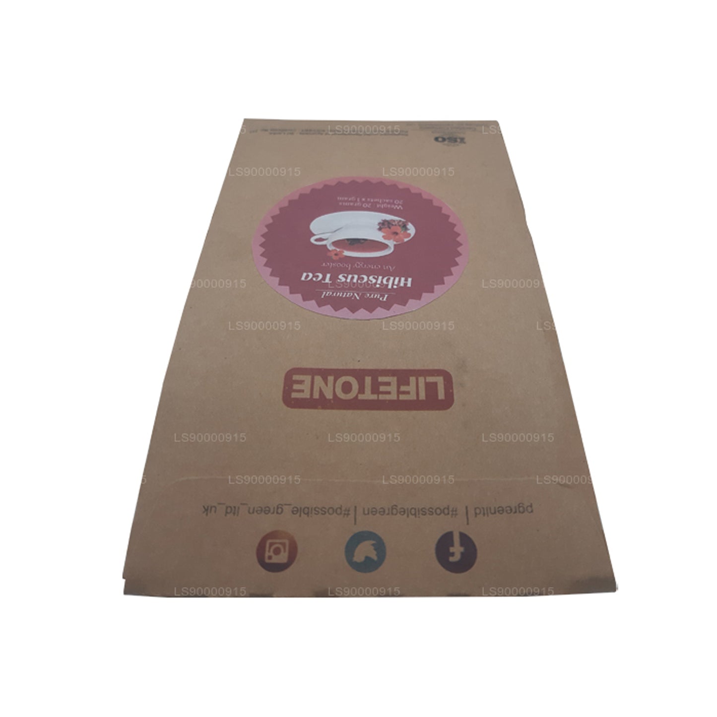 Thé aux fleurs d'hibiscus Lifetone (30 g)